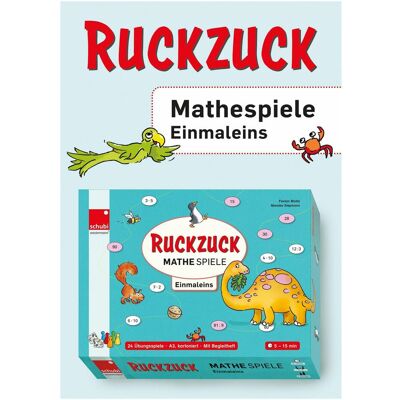 Schubi Lehrmittel Ruckzuck Mathespiele Einmaleins (Deutsch, 7 - 9 Jahre) Schubi Lehrmittel Ruckzuck Mathespiele Einmaleins (Deutsch, 7 - 9 Jahre)