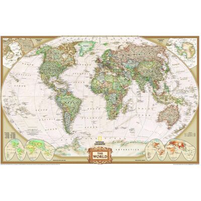 Interkart National Geograph.World,Kork,Weltkte., Landkarte Interkart National Geograph.World,Kork,Weltkte., Landkarte