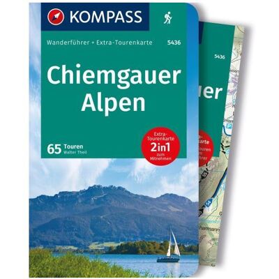 Kompass Wanderführer Chiemgauer Alpen, 65 Touren, Landkarte Kompass Wanderführer Chiemgauer Alpen, 65 Touren, Landkarte