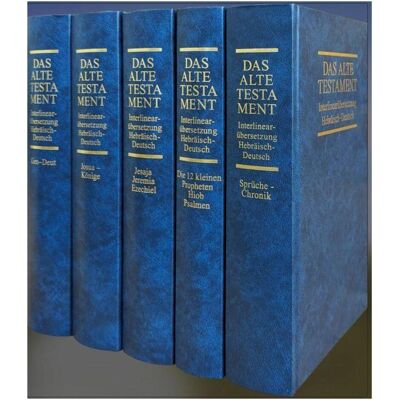 SCM Interlinearübersetzung Altes Testament - Band 1 - 5 im Paket, Fachbücher SCM Interlinearübersetzung Altes Testament - Band 1 - 5 im Paket, Fachbücher