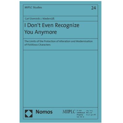 Nomos I Don't Even Recognize You Anymore, Fachbücher von Carl Dominik J. Niedersüss Nomos I Don't Even Recognize You Anymore, Fachbücher von Carl Dominik J. Niedersüss