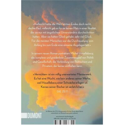 DuMont Vernichten, Belletristik von Stephan Kleiner, Bernd Wilczek, Michel Houellebecq DuMont Vernichten, Belletristik von Stephan Kleiner, Bernd Wilczek, Michel Houellebecq