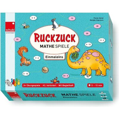 Schubi Lehrmittel Ruckzuck Mathespiele Einmaleins (Deutsch, 7 - 9 Jahre) Schubi Lehrmittel Ruckzuck Mathespiele Einmaleins (Deutsch, 7 - 9 Jahre)