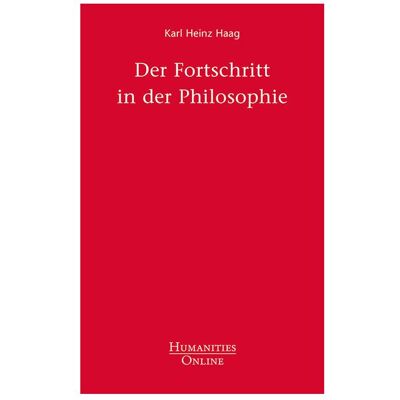 Bod DerFortschrittinderPhilosophie, Fachbücher von Karl Heinz Haag Bod DerFortschrittinderPhilosophie, Fachbücher von Karl Heinz Haag