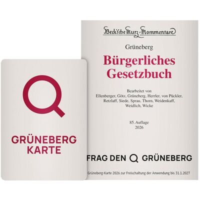Umbreit Grüneberg-Karte 2026, Fachbücher von Isabell, Ellenberger, Jürgen, Götz Umbreit Grüneberg-Karte 2026, Fachbücher von Isabell, Ellenberger, Jürgen, Götz