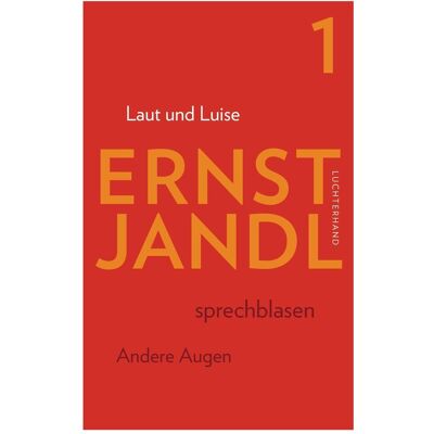 Luchterhand Laut und Luise, Belletristik von Ernst Jandl Luchterhand Laut und Luise, Belletristik von Ernst Jandl