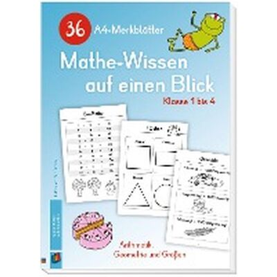 36 A4-Merkblätter Mathe-Wissen auf einen Blick – Klasse 1 bis 4, Schulbücher von Redaktionsteam Verlag An Der Ruhr 36 A4-Merkblätter Mathe-Wissen auf einen Blick – Klasse 1 bis 4, Schulbücher von Redaktionsteam Verlag An Der Ruhr