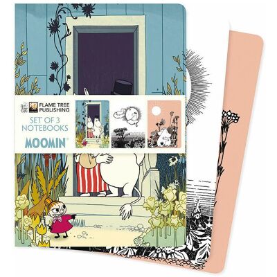 Browntrout Verlag, Heft + Block, Moomin Set of 3 Standard Notebooks (A5, Blanko, Liniert, Harter Einband) Browntrout Verlag, Heft + Block, Moomin Set of 3 Standard Notebooks (A5, Blanko, Liniert, Harter Einband)