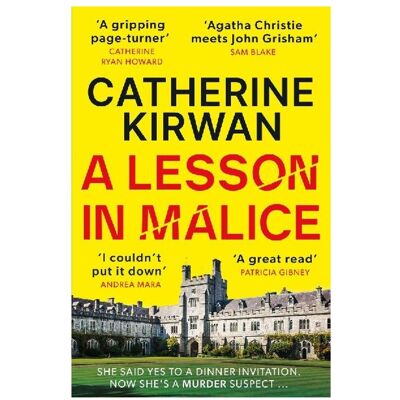 Hachette A Lesson in Malice, Belletristik von Catherine Kirwan Hachette A Lesson in Malice, Belletristik von Catherine Kirwan
