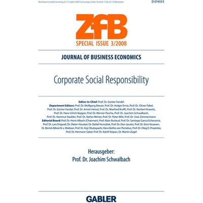 Gabler Corporate Social Responsibility, Fachbücher von Joachim Schwalbach Gabler Corporate Social Responsibility, Fachbücher von Joachim Schwalbach