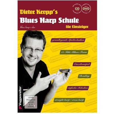 Voggenreiter Dieter Kropp's Blues Harp Schule, Fachbücher von Kropp Dieter, Dieter Kropp Voggenreiter Dieter Kropp's Blues Harp Schule, Fachbücher von Kropp Dieter, Dieter Kropp