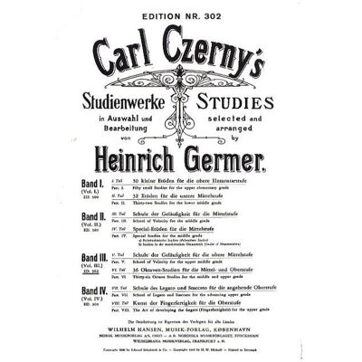 Hansen Ausgewählte Klavier-Etüden Band 3, Fachbücher von Heinrich Germer Hansen Ausgewählte Klavier-Etüden Band 3, Fachbücher von Heinrich Germer