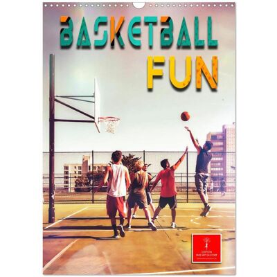 Calvendo, Kalender, Basketball Fun (Wandkalender 2026 DIN A3 hoch), Monatskalender (A3) Calvendo, Kalender, Basketball Fun (Wandkalender 2026 DIN A3 hoch), Monatskalender (A3)