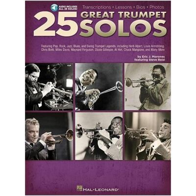 Hal Leonard 25 Great Trumpet Solos (Book/Audio), Sachbücher von Eric J. Morones Hal Leonard 25 Great Trumpet Solos (Book/Audio), Sachbücher von Eric J. Morones
