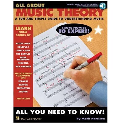Hal Leonard All About Music Theory Bk/CD, Sachbücher von Mark Harrison Hal Leonard All About Music Theory Bk/CD, Sachbücher von Mark Harrison