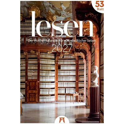 Ackermann, Kalender, Lesen Wochenkalender 2027 (Spezial) Ackermann, Kalender, Lesen Wochenkalender 2027 (Spezial)