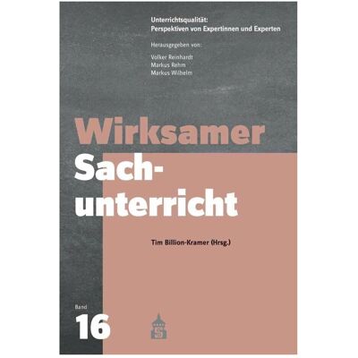 WBV Wirksamer Sachunterricht, Fachbücher von Volker Reinhardt, Markus Wilhelm, Tim Billion-Kramer, Markus Rehm WBV Wirksamer Sachunterricht, Fachbücher von Volker Reinhardt, Markus Wilhelm, Tim Billion-Kramer, Markus Rehm