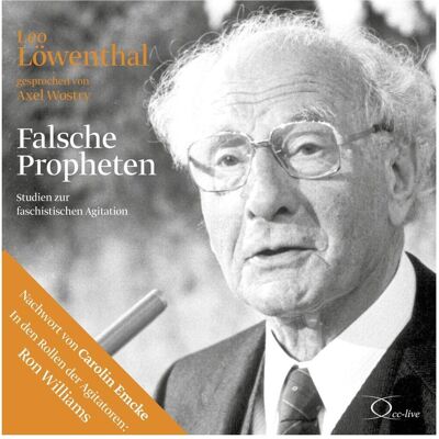 Cc Löwenthal:Falsche Propheten, Hörbücher von Leo Löwenthal Cc Löwenthal:Falsche Propheten, Hörbücher von Leo Löwenthal