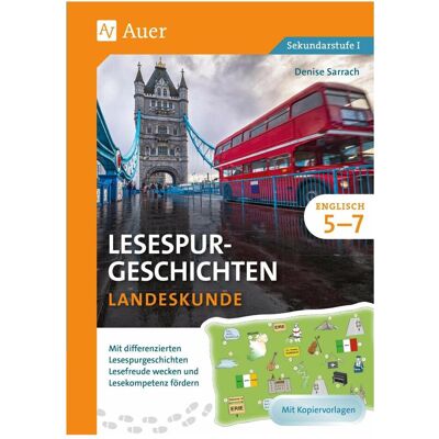Auer Lesespurgeschichten Englisch Landeskunde 5-7, Schulbücher von Denise Sarrach Auer Lesespurgeschichten Englisch Landeskunde 5-7, Schulbücher von Denise Sarrach