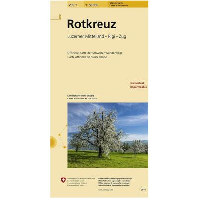 swisstopo Landkarte 235T Rotkreuz 1:50'000, Landkarte swisstopo Landkarte 235T Rotkreuz 1:50'000, Landkarte