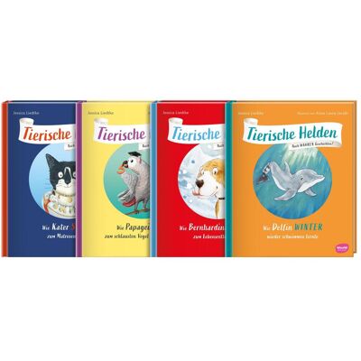 Atrium Tierische Helden - Paket, Kinderbücher von Anna Laura Jacobi, Kim Amate, Ulrike König, Christiane Fürtges, Jessica Liedtke Atrium Tierische Helden - Paket, Kinderbücher von Anna Laura Jacobi, Kim Amate, Ulrike König, Christiane Fürtges, Jessica Liedtke