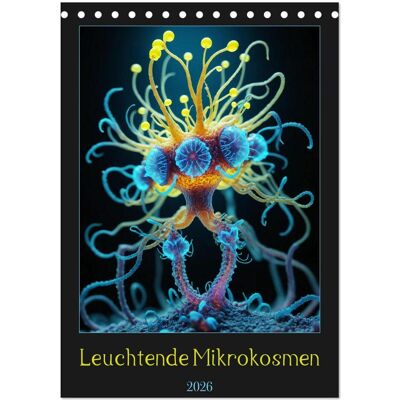 Calvendo, Kalender, Leuchtende Mikrokosmen (Tischkalender 2026 DIN A5 hoch), Monatskalender (A5) Calvendo, Kalender, Leuchtende Mikrokosmen (Tischkalender 2026 DIN A5 hoch), Monatskalender (A5)