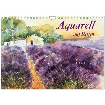 Calvendo, Kalender, Aquarell auf Reisen - mit Eckard Funck (Wandkalender 2026 DIN A4 quer), Monatskalender (A4 quer) Calvendo, Kalender, Aquarell auf Reisen - mit Eckard Funck (Wandkalender 2026 DIN A4 quer), Monatskalender (A4 quer)