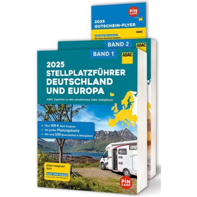 Adac Stellplatzführer 2025 Deutschland und Europa, Reisebücher Adac Stellplatzführer 2025 Deutschland und Europa, Reisebücher