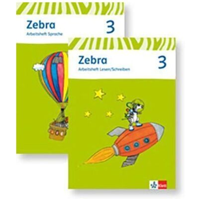 Zebra. Neubearbeitung. Paket (Arbeitsheft Sprache und Arbeitsheft Lesen und Schreiben) 3. Schuljahr, Schulbücher von Ernst Klett Verlag Zebra. Neubearbeitung. Paket (Arbeitsheft Sprache und Arbeitsheft Lesen und Schreiben) 3. Schuljahr, Schulbücher von Ernst Klett Verlag