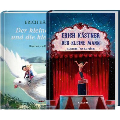Atrium DerkleineMann-Paket, Kinderbücher von Kai Würbs, Erich Kästner Atrium DerkleineMann-Paket, Kinderbücher von Kai Würbs, Erich Kästner