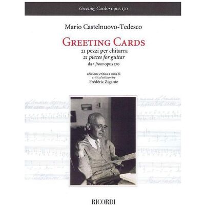Ricordi Greeting Cards - 21 pezzi per chitarra, Fachbücher Ricordi Greeting Cards - 21 pezzi per chitarra, Fachbücher