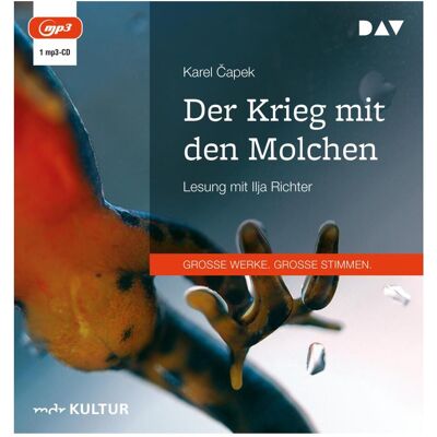Audio Verlag Der Krieg mit den Molchen, Hörbücher von Ilja Richter, Karel Capek Audio Verlag Der Krieg mit den Molchen, Hörbücher von Ilja Richter, Karel Capek