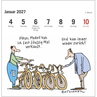 Heye, Kalender, Fahrrad unser Postkartenkalender 2027 Heye, Kalender, Fahrrad unser Postkartenkalender 2027