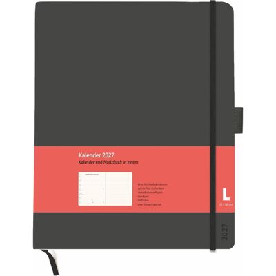 Athesia, Agenda, Kombitimer schwarz gross 2027 (A5, 1 Woche / 1 Seite) Athesia, Agenda, Kombitimer schwarz gross 2027 (A5, 1 Woche / 1 Seite)