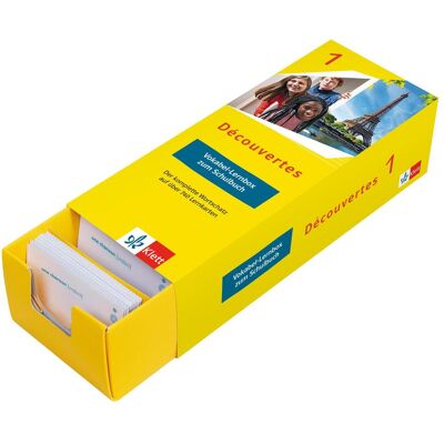 Découvertes 1 (ab 2020) - Vokabel-Lernbox zum Schulbuch 1. Lernjahr, Schulbücher von Klett Lerntraining Découvertes 1 (ab 2020) - Vokabel-Lernbox zum Schulbuch 1. Lernjahr, Schulbücher von Klett Lerntraining