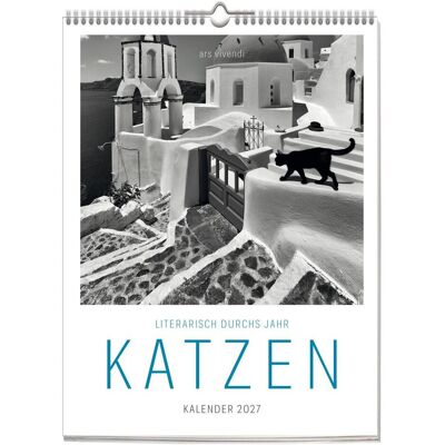 Ars Vivendi, Kalender, Literarisch durchs Jahr - Katzen 2027 Ars Vivendi, Kalender, Literarisch durchs Jahr - Katzen 2027