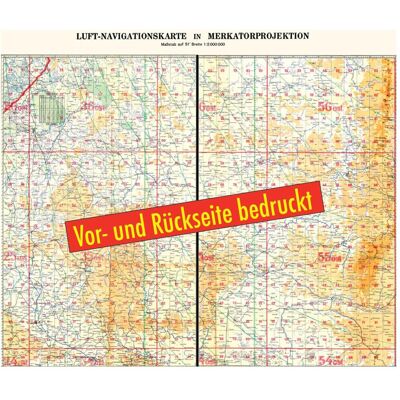 Rockstuhl LUFT-NAVIGATIONSKARTE: West-Russland Mär, Landkarte Rockstuhl LUFT-NAVIGATIONSKARTE: West-Russland Mär, Landkarte