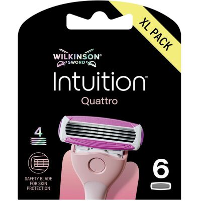 Wilkinson, Rasierklingen, Quattro for Women 6er Klingen (6x) Wilkinson, Rasierklingen, Quattro for Women 6er Klingen (6x)