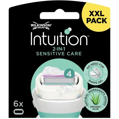 Wilkinson, Rasierklingen, Ersatzkopf Intuition Sensitive e Care 6 Stück (6x) Wilkinson, Rasierklingen, Ersatzkopf Intuition Sensitive e Care 6 Stück (6x)
