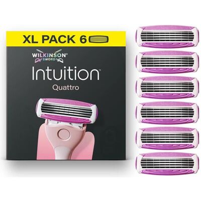 Wilkinson, Rasierklingen, Quattro for Women 6er Klingen (6x) Wilkinson, Rasierklingen, Quattro for Women 6er Klingen (6x)