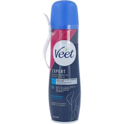 Veet, Wachs + Enthaarungscreme, Enthaarungsspray (1x, 150 ml) Veet, Wachs + Enthaarungscreme, Enthaarungsspray (1x, 150 ml)