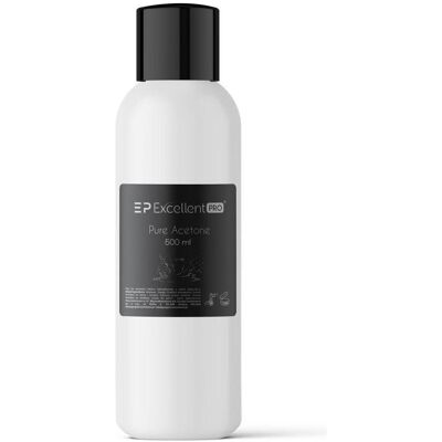 Excellent PRO, Nagellackentferner, Pure Acetone 500ml Excellent PRO, Nagellackentferner, Pure Acetone 500ml