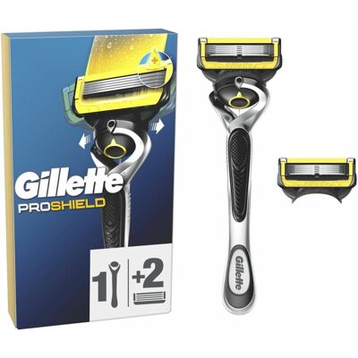 Gillette Nassrasierer, Rasiermaschine mit Klinge Proshield Gillette Nassrasierer, Rasiermaschine mit Klinge Proshield