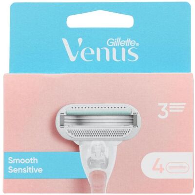 Gillette Venus Sensitive Rasierer - Pink/Weiß - 4 Stück Gillette Venus Sensitive Rasierer - Pink/Weiß - 4 Stück