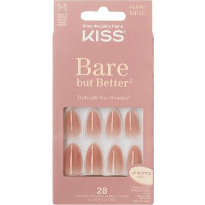 Kiss Nagelstyling + Kunstnägel, Bare-But-Better Gel Nails - 28 Pieces (Kunstnägel) Kiss Nagelstyling + Kunstnägel, Bare-But-Better Gel Nails - 28 Pieces (Kunstnägel)