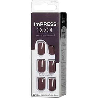 Kiss Nagelstyling + Kunstnägel, Self-adhesive nails imPRESS Color Try Gray 30 pcs (Kunstnägel, Try Gray) Kiss Nagelstyling + Kunstnägel, Self-adhesive nails imPRESS Color Try Gray 30 pcs (Kunstnägel, Try Gray)