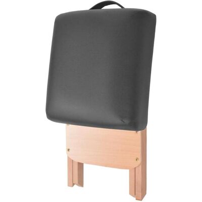 Maisonchic Tragbarer Massagestuhl - Schwarz - 12cm Sitzdicke Maisonchic Tragbarer Massagestuhl - Schwarz - 12cm Sitzdicke