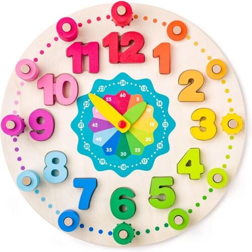 Woody Didaktische Uhr mit Zählfunktion