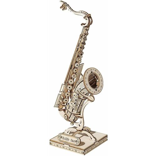Robotime Rolife 3D Holzpuzzle Saxophon 136 Teile (136 Teile)