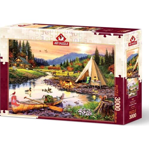 Puzzle Art-Puzzle 5520 Camping Friends 3000 Teile (3000 Teile)